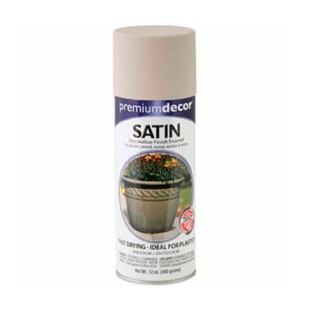 General Paint Spray Paint, Almond, Satin, 12 oz 319373